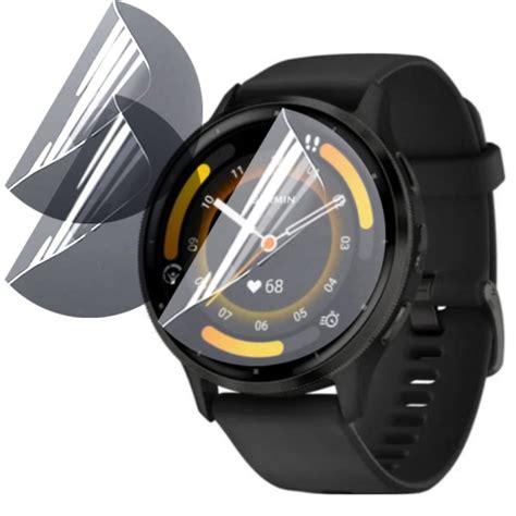 Противоударная гидрогелевая пленка Hydrogel Film для Garmin Venu3 41mm ...