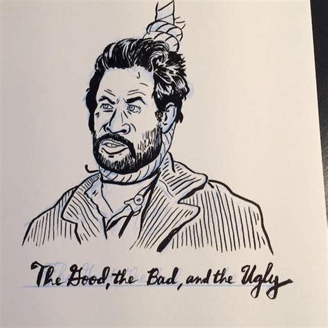 El Bueno El Malo Y El Dibujo Original Feo Etsy México