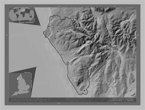 Copeland England Great Britain Grayscale Labelled Points Of Stock