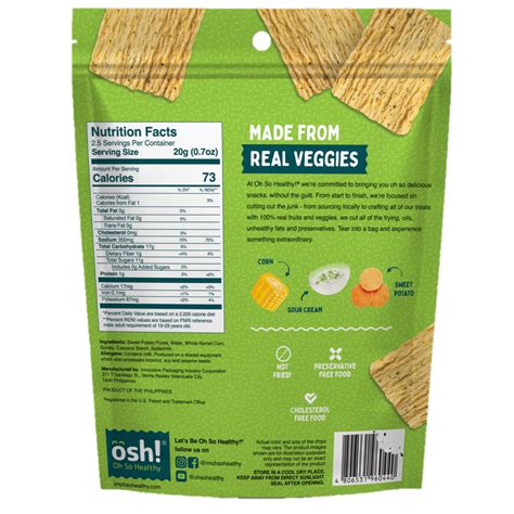 Sour Cream Corn Osh Oh So Healthy Usa
