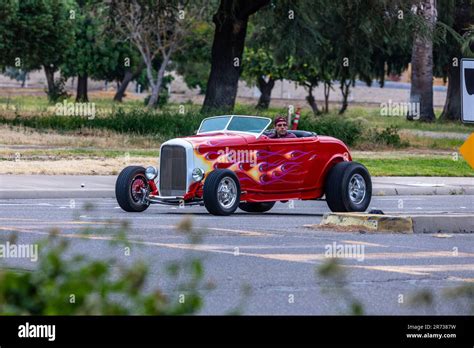 1932 Ford Roadster At The North Modesto Kiwanis American Graffiti Car