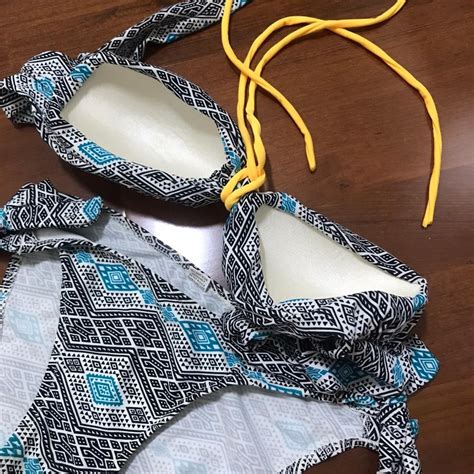 泰國 幾何 綁帶 bikini 比基尼 她的時尚 內衣褲小可愛睡衣在旋轉拍賣