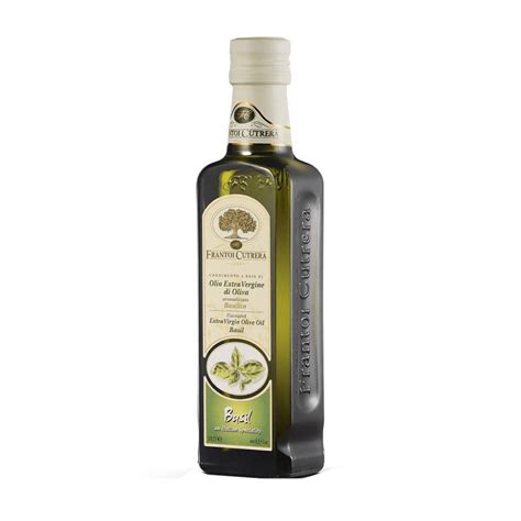 Frantoi Cutrera Basil Flavored Extra Virgin Olive Oil, 8.5 oz ...