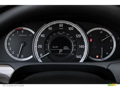 2017 Honda Accord Ex L V6 Sedan Gauges Photos
