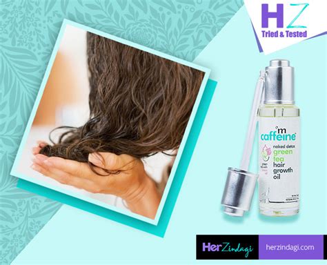 Hz Tried Tested Mcaffeine Naked Detox Green Tea Hair Oil Detailed Review Herzindagi