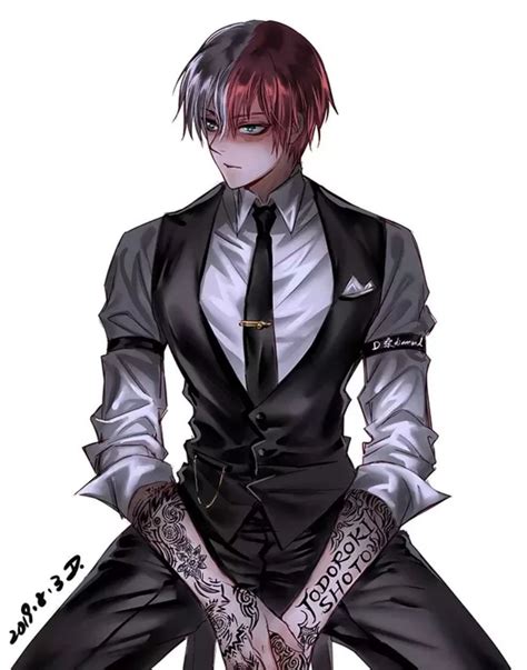 Anime Guys Shirtless Hot Anime Guys Handsome Anime Guys My Hero Academia Shouto My Hero