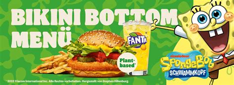 Germany Burger King Launches Plant Based SpongeBob Inspired Bikini Bottom Burger Vegconomist