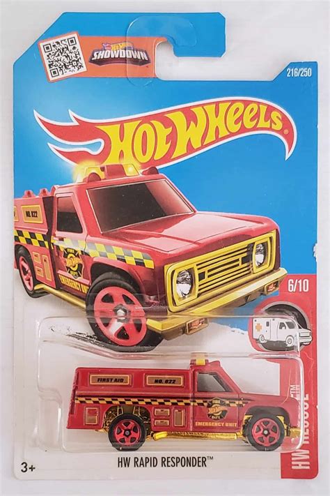 Hot Wheels Rescue HW Rapid Responder Universo Hot Wheels