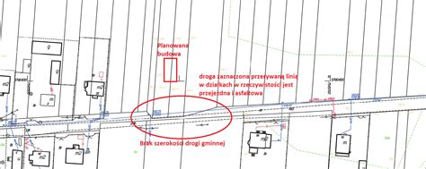 Brak Szeroko Ci Asfaltowej Drogi Gminnej Na Mapach W Rzeczywisto Ci