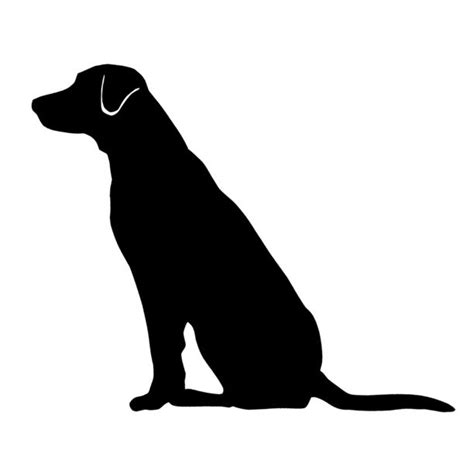 Sitting Dog Silhouette At Getdrawings Free Download