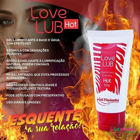 LUBRIFICANTE LOVE LUB HOT 60G Shopee Brasil
