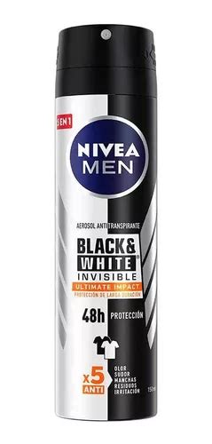 Antitranspirante En Aerosol Nivea Men Black White Invisible Ultimate