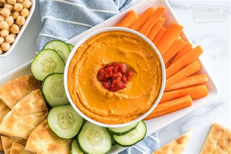 Roasted Red Pepper Hummus