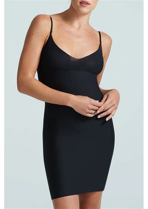 Commando Tech Control Full Slip Dress Nude