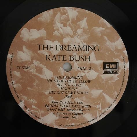 Kate Bush The Dreaming Anchorrecord