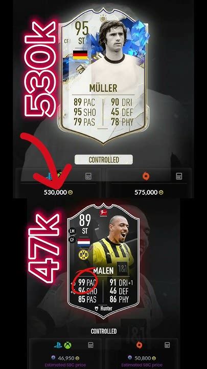 Toty Icon Muller Vs Potm Malen 🤯 Malen Muller Icon Toty Potm