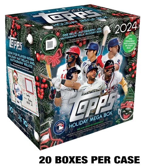 Topps Baseball Holiday Mega Box Sealed Case Pre Order