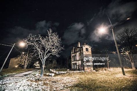 737 Ghost Town Night Stock Photos High Res Pictures And Images