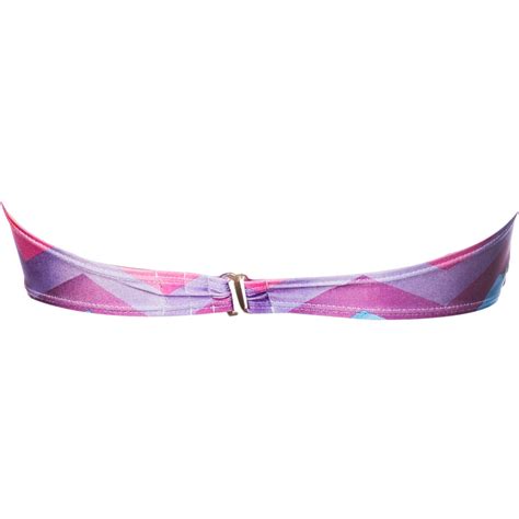 O Neill Painted Bandeau Bikini Top Women S Clothing