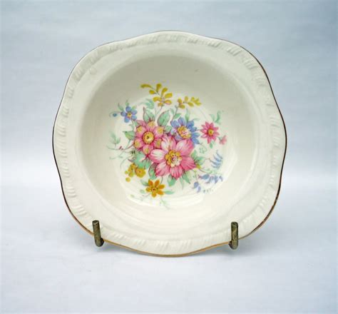 Vintage Alfred Meakin Pin Dish Flower Design Alred Meakin Etsy