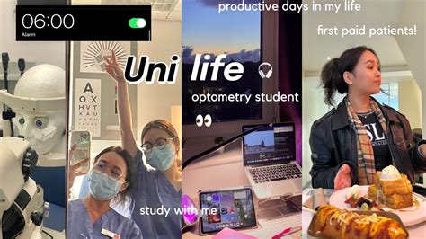 Uni Life Productive Days In My Life As An Optometry Student Seeing My