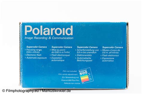 Polaroid Supercolor 635 CL Sofortbildkamera