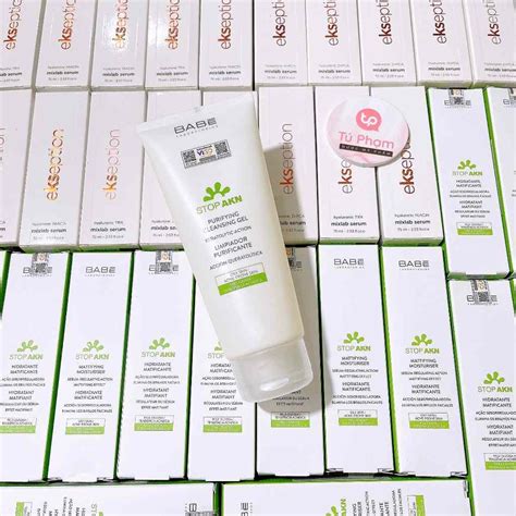 Sữa Rửa Mặt Babe Stop Akn Purifying Cleansing Gel Cho Da Dầu Mụn Tú Phạm