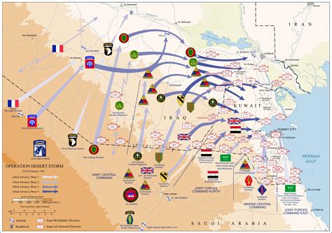 Things That Matter to Nela Suka: Desert Storm Phases of Invasion (expand for best view)