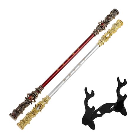 Amazon.com: Santiccipa 2pcs Monkey King Staff, Golden Cudgel Game Room