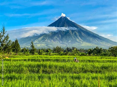 Mayon Volcano Views Stock Photo | Adobe Stock