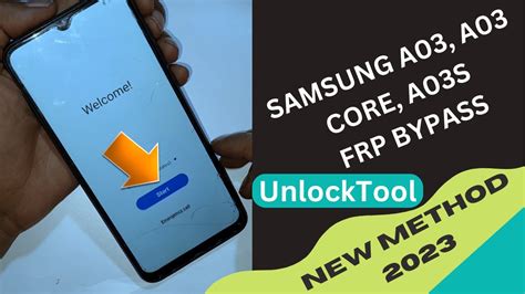 Samsung A03 Core Frp Bypass 2023 UnlockTools Frp Unlock YouTube