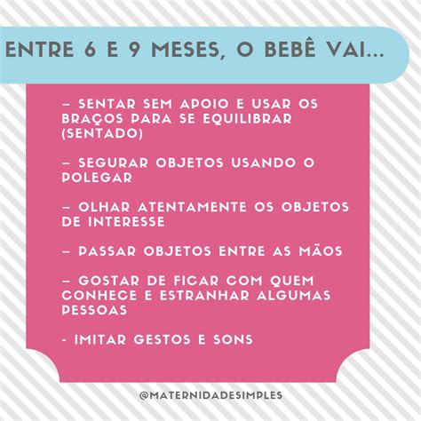 O Que Um Bebê De 6 Meses Faz - Bebê de 6 a 9 meses: marcos de desenvolvimento | Maternidade Simples