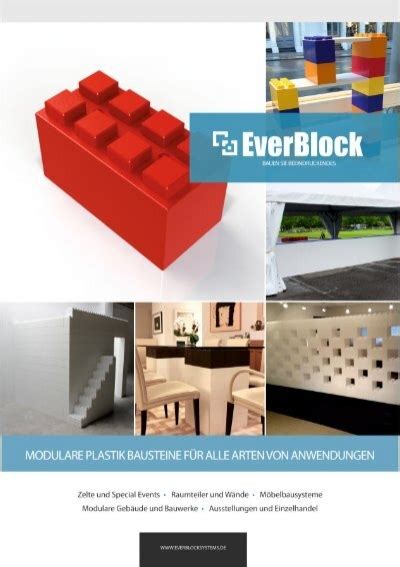 Everblock - Modulare Plastik Bausteine für alle Arten von Anwendungen