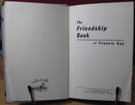 The Friendship Book Of Francis Gay 1972 Good Hard Comer 1972 Phyllis35