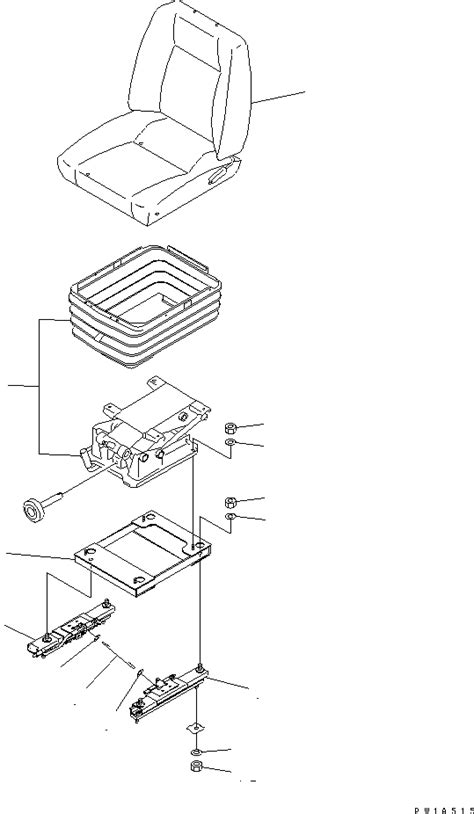 17A 57 23260 Komatsu SEAT ASS Y
