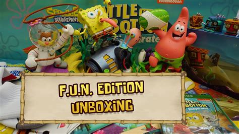 Unboxing The SpongeBob SquarePants Battle For Bikini Bottom Rehydrated F U N Edition YouTube