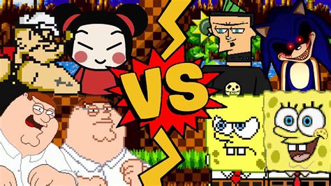 M U G E N Battles Popeye Pucca Peter Griffin Peter Griffin Vs