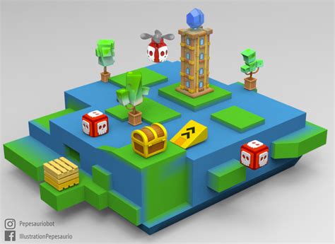 Virtual Game World Process Behance