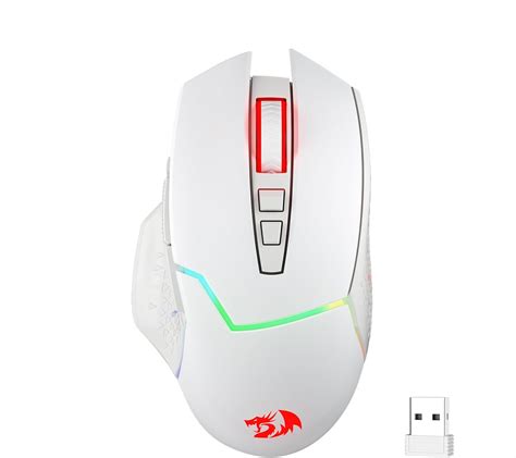 Redragon M690 PRO Wireless Gaming Mouse, 8000 DPI Wired/Wireless Gamer ...