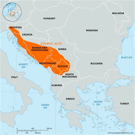 Dinaric Alps | Map, Height, & Facts | Britannica