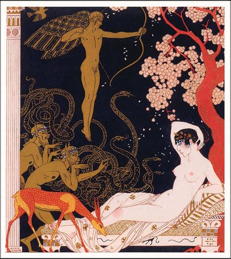 Mythology Art Ancient Painting Fantasy Illustration Of A Naked Woman Of An Angel Painting By