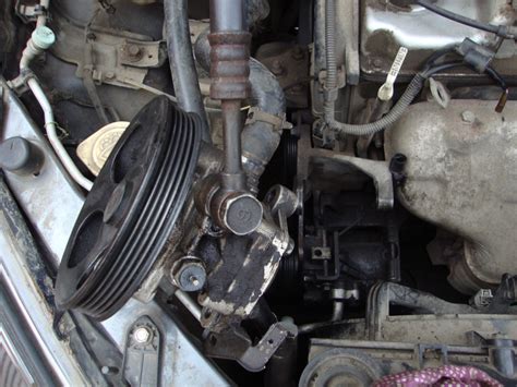 замена насоса гур которому наступили поезда — Mitsubishi Lancer IX, 1,6 ...