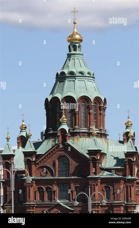 Uspenski Cathedral In Helsinki Finland Stock Photo Alamy