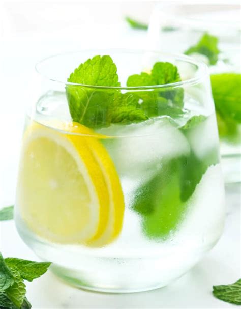 mint water healthy easy refreshing  clever meal