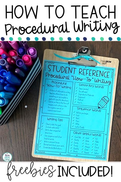 Procedural writing – Artofit
