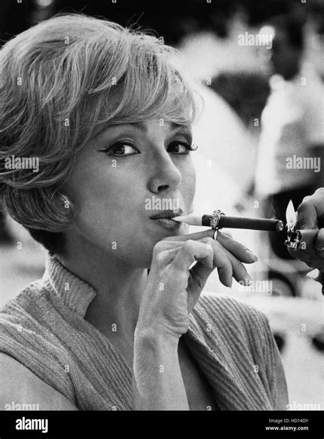 Edie Adams Spokeswoman For Muriel Cigars 1960s Stock Photo Alamy