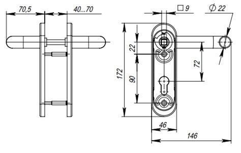 Купить противопожарные ручки Fuaro DH-0433 SS- Магазин Зам'Ок - тел ...