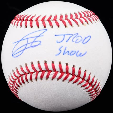 Julio Rodriguez Signed Oml Baseball Inscribed Jrod Show Beckett