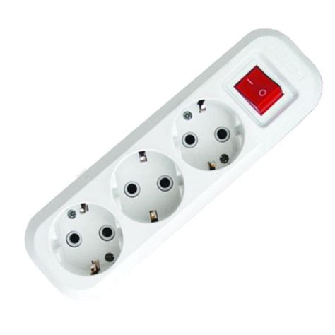 Колодка 3 с/з с выкл UNIVersal (5/100) - купить в Уфе оптом