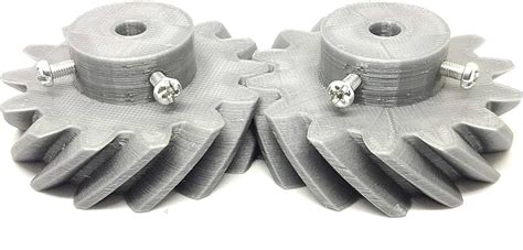 1 Pair 3d Printed Helical Plastic Spur Gear 14 Teeth 54mm Dia 15mm